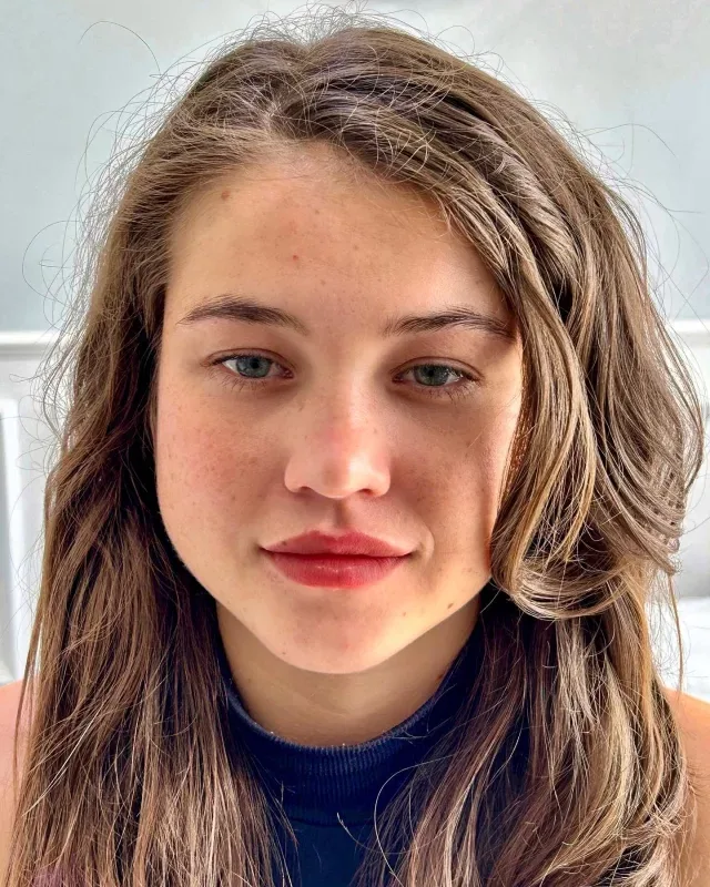 Client portrait — brows before treatment