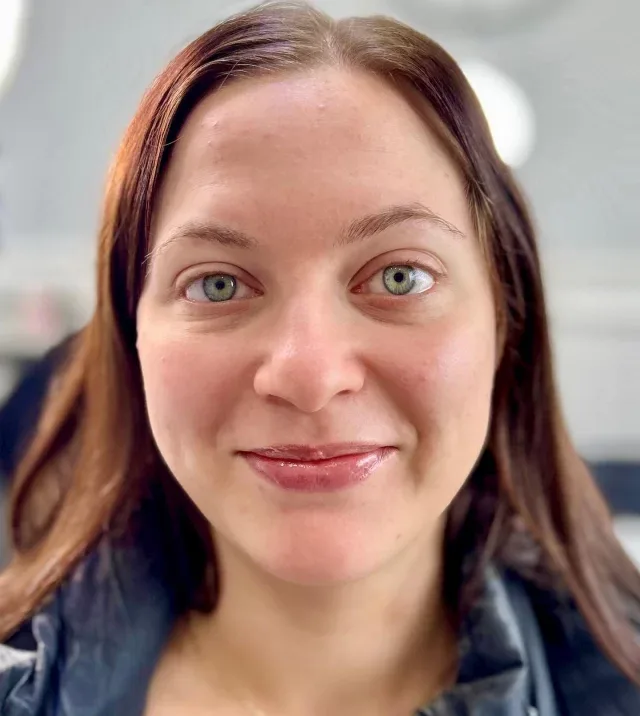 Client portrait — natural brows